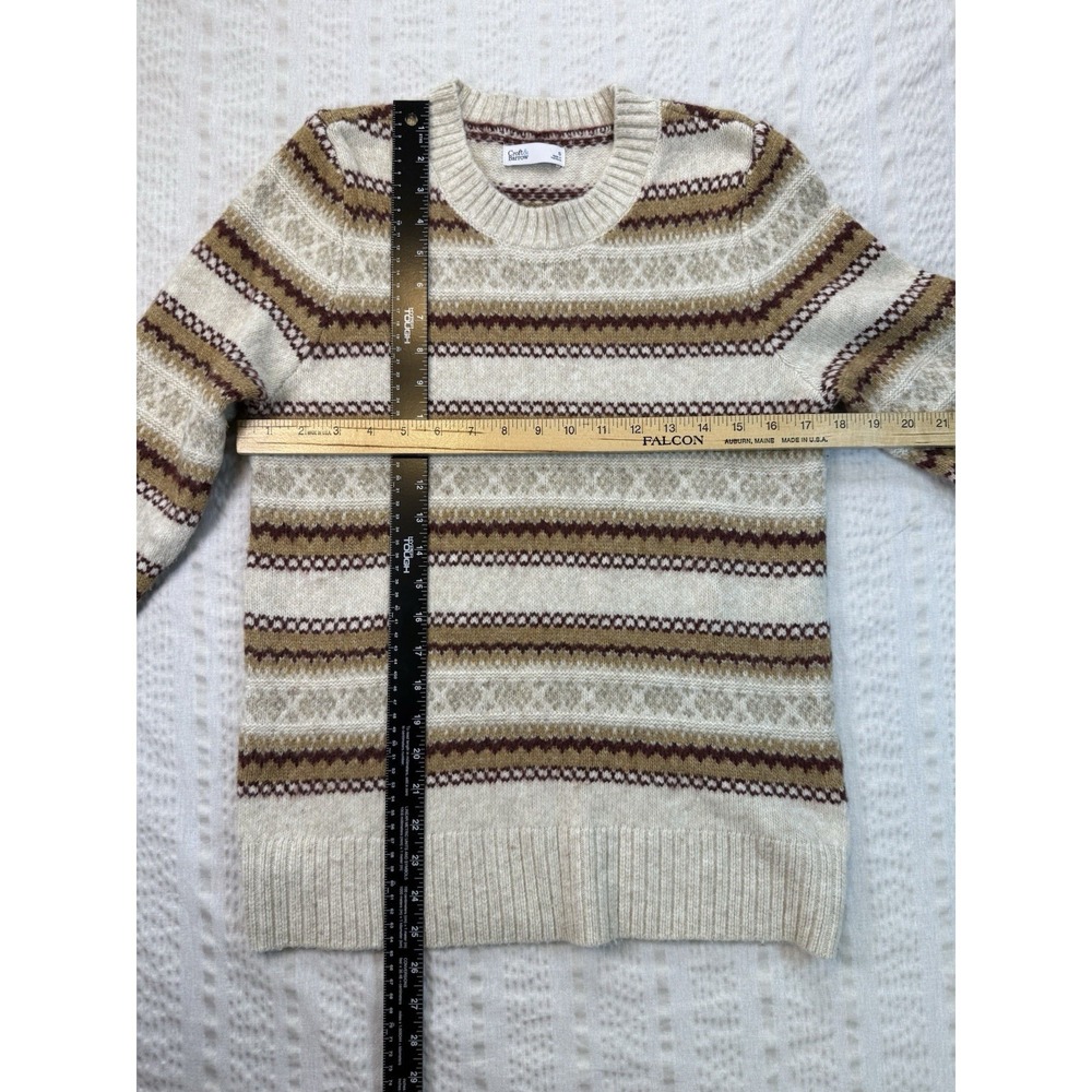 Fair Isle Sweater Womens Small Croft Barrow Nordic Knit Cozy - Picture 6 of 7